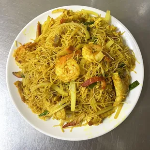 Singapore Rice Noodles (星州炒米）
