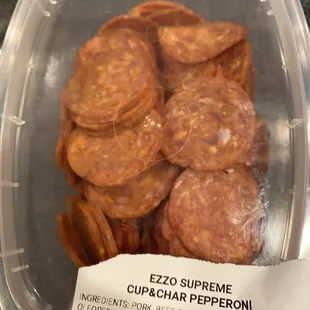 Ezzo's pepperoni. The King of Pepperoni