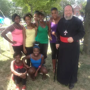 Mor Cassianus with our SFL GIRLS (Sistas For Life)