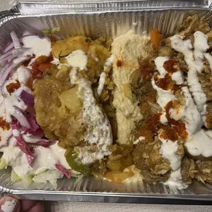 16 - Hummus Chicken Shawarma