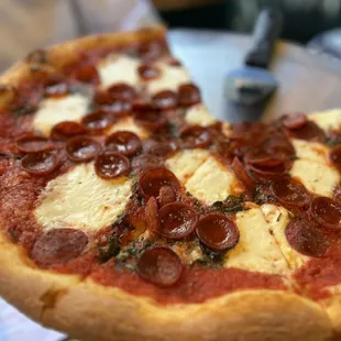 Margherita Pizza with Pepperoni