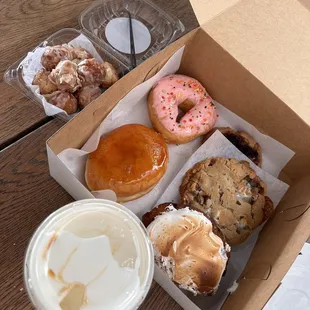a box of doughnuts