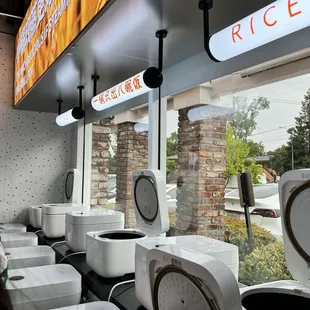 outside, sushi and sashimi