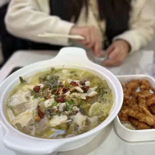 Old Pot Sauerkraut Fish Soup