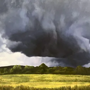 Cloud Bringing Night (oil on linen)