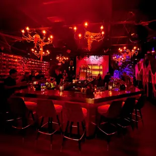 Bar seating is walk in.