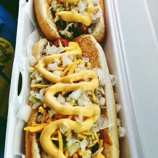 hot dogs, sandwich, food, hot dog