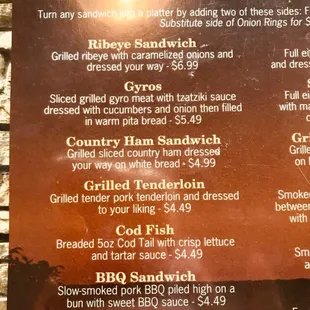 menu, pizza