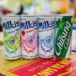 Milkis and Chilsung Cider! Mhmmmmmmm, so goooooood!!!