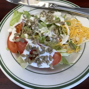 They have a salad bar!