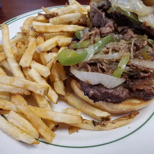 Big Philly Cheesesteak Burger