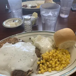 a plate of food on a table