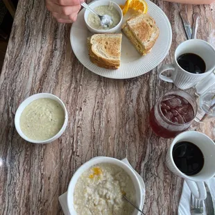 a person eating a bowl of oatmeal