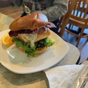 Salmon BLT with Avocado