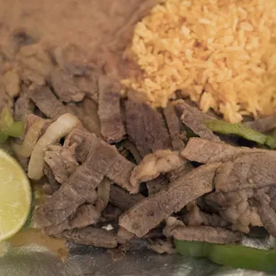 The beef fajitas aren't my favorite today.