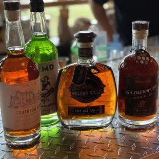 Cinnamon Vodka and Bourbon