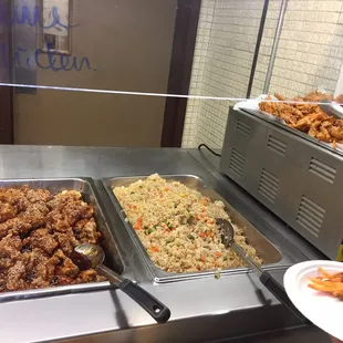 Chinese foods section