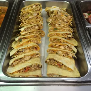 Amazing chicken quesadillas from my favorite Rockville eatery