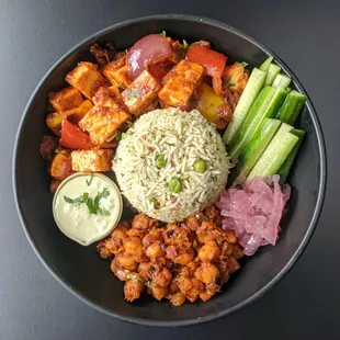 Tikka Tango - A paneer tikka bowl