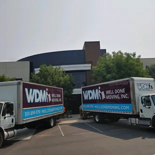 2 trucks for our office move