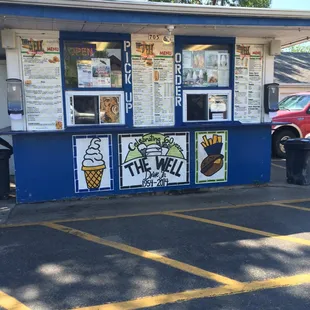 an ice cream shop