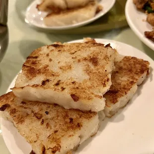 Pan Fried Turnip Cakes