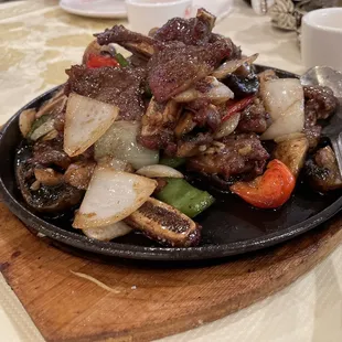 Sizzling Beef Short Rib Plate