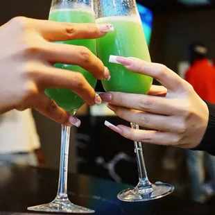 drink, sushi and sashimi