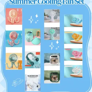 A variety of fans, whether you are at home or out, adults or children, you can always find a favorite fan.