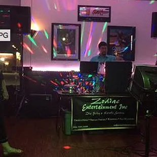 a group of people playing music