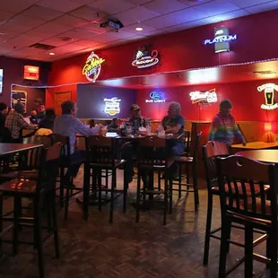 people sitting at tables