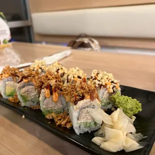 Krunchy Krab Roll, Ebi Tempura Roll