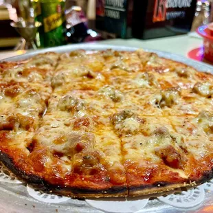 Cheese &amp; Sausage Personal Pizza