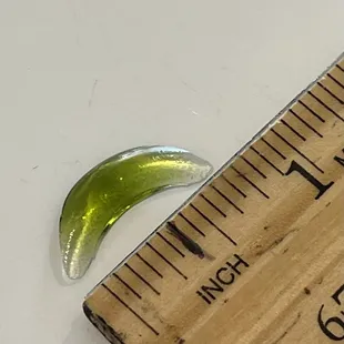 a banana and a ruler