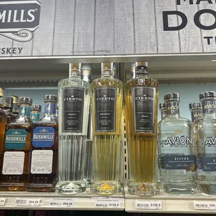 Cierto Tequila at Wells Discount Liquors