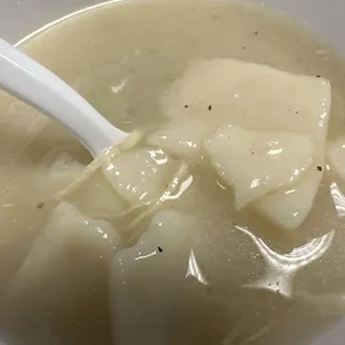 If you love pepper like i do than you will enjoy &quot;their&quot; version of chicken &amp; dumplings