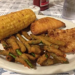 food, fish and chips