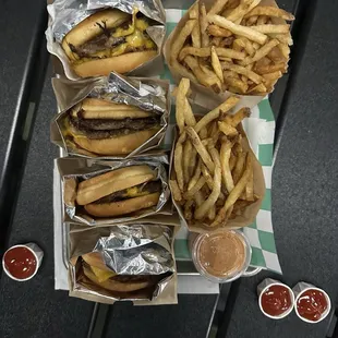 Oklahoma Burger and fries