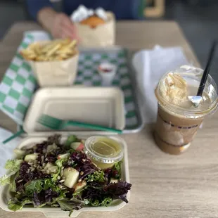 "The" Salad, Cold Brew Float, and the Oklahoma Smash