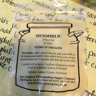 Cheese Class- should have paid more attention in HS Chemistry!