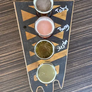 Toby Amber Ale, Beery Sour, Siesta Cerveza, Margarita