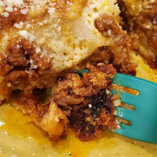 Hard blackened cheese