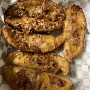 They look pretty but literally zero topping or potato on them.  Argh.   Gross