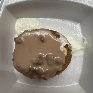 Pumpkin Roll with caramel sauce to go!!!