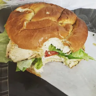 Sliced Roasted Chicken Sandwich