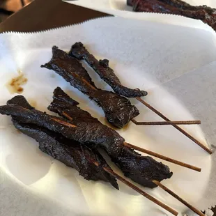 Chicken skewers
