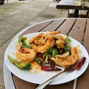 Spicy shrimp