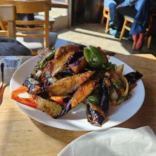 stir fried eggplant