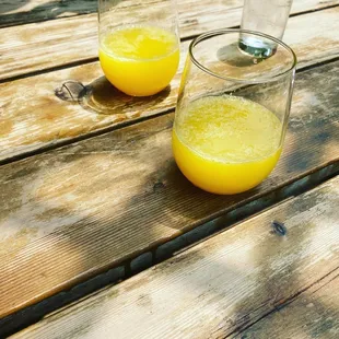 Orange mimosas