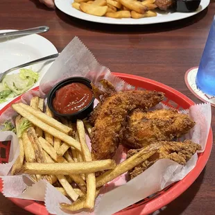 Chicken Tenders and Fries